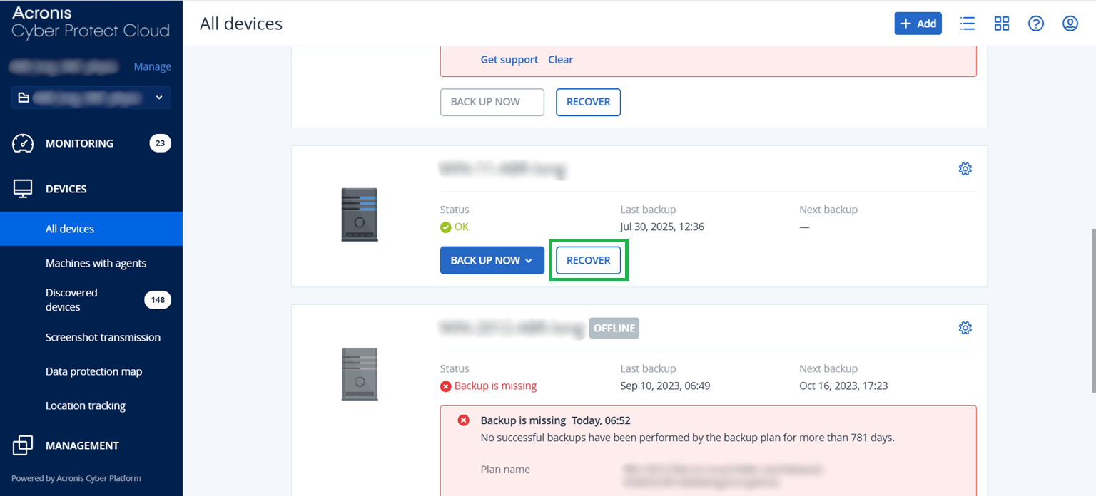 56376:Acronis Cyber Protect: 