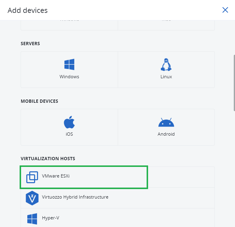 Acronis Cyber Protect: How to deploy and update Agent for VMware ...