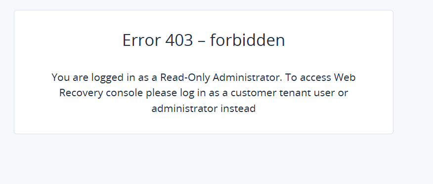 Acronis Cyber Protect Cloud: “403 - Forbidden” when opening the Web ...