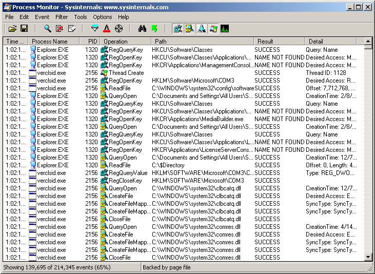 2295: Collecting Process Monitor log