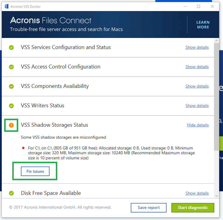 72139: Acronis True Image: Backup Fails with 